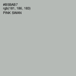 #B5BAB7 - Pink Swan Color Image